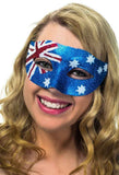 Darrahopens Occasions > Costumes > Costumes & Accessories Australian Flag Glitter Masquerade Mask