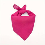 Darrahopens Occasions > Costumes > Costumes & Accessories BANDANA Paisley 100% COTTON Head Wrap Durag Bandanna Summer Biker Scarf Mask - Hot Pink (Plain)