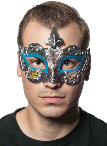 Darrahopens Occasions > Costumes > Costumes & Accessories Baroque Mens Teal Masquerade Mask
