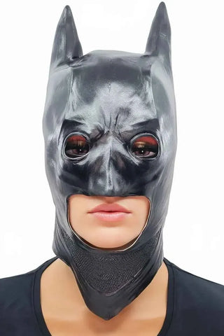 Darrahopens Occasions > Costumes > Costumes & Accessories Bat Hero Womens Black Latex Costume Mask