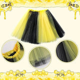 Darrahopens Occasions > Costumes > Costumes & Accessories Bee Costume Set for Adults - Complete with Skirt, Headband, Stockings & Gloves - Cosplay & Party Outfit - Hilarious Halloween Costume for Adults