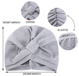 Darrahopens Occasions > Costumes > Costumes & Accessories Black 3 Pack Women's Cotton Waffle Knit Turban Headwrap - Thickened Indian Style Beanie Cap - One Size Fits All for Australian Daily Wear