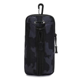 Darrahopens Occasions > Costumes > Costumes & Accessories Black camouflage Multi-Functional Outdoor Water Bottle & Phone Pouch – Tactical Zippered Waist Pack for Travel, Hiking, and Daily Use