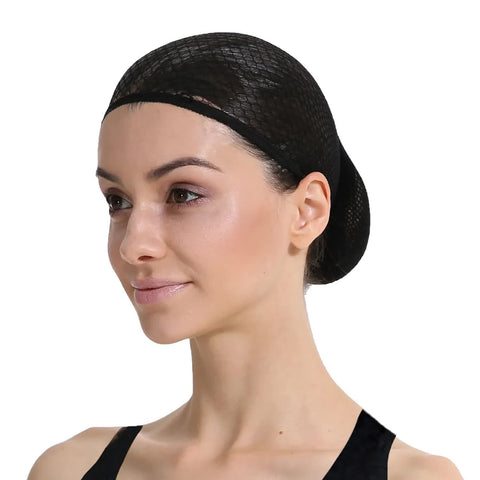 Darrahopens Occasions > Costumes > Costumes & Accessories Black Open-Top Wig Cap - Breathable Mesh Hair Net for Wig Fitting & Comfort