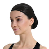 Darrahopens Occasions > Costumes > Costumes & Accessories Black Open-Top Wig Cap - Breathable Mesh Hair Net for Wig Fitting & Comfort