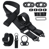 Darrahopens Occasions > Costumes > Costumes & Accessories Black Quick-Adjust MS4 Tactical Sling System - Single/Two-Point Conversion Kit for Outdoor Gear