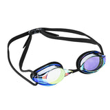 Darrahopens Occasions > Costumes > Costumes & Accessories Black Swimming Goggles Mirrored Anti-Fog UV Protection Waterproof HD Silicone Seal Swim Glasses for Men Women Training Racing