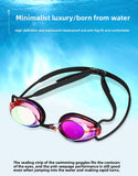 Darrahopens Occasions > Costumes > Costumes & Accessories Black Swimming Goggles Mirrored Anti-Fog UV Protection Waterproof HD Silicone Seal Swim Glasses for Men Women Training Racing