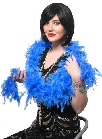 Darrahopens Occasions > Costumes > Costumes & Accessories Blue Feather Boa Costume Accessory