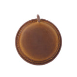 Darrahopens Occasions > Costumes > Costumes & Accessories Brown Handmade Crazy Horse Leather Retractable Tape Measure Keychain Dual Sided Scale 150cm/60" Mini Pocket Ruler for Sewing & Body Measuring