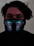 Darrahopens Occasions > Costumes > Costumes & Accessories Butterfly Deluxe Sound Activated Light Up Mask