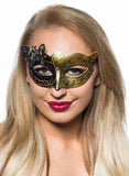 Darrahopens Occasions > Costumes > Costumes & Accessories Butterfly Venetian Masquerade Mask in Black and Gold