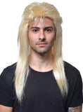 Darrahopens Occasions > Costumes > Costumes & Accessories Classic Long Blonde Mullet Mens Costume Wig