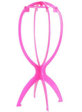 Darrahopens Occasions > Costumes > Costumes & Accessories Collapsible Pink 36cm Tall Wig Stand