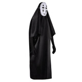 Darrahopens Occasions > Costumes > Costumes & Accessories Cosplay Costume Spirited Away No Face Kaonashi Cosplay Costume Halloween Decoration Party Costume Mask Clothing Gloves Set Gifts_yux