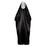 Darrahopens Occasions > Costumes > Costumes & Accessories Cosplay Costume Spirited Away No Face Kaonashi Cosplay Costume Halloween Decoration Party Costume Mask Clothing Gloves Set Gifts_yux
