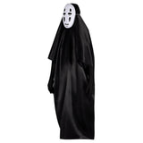 Darrahopens Occasions > Costumes > Costumes & Accessories Cosplay Costume Spirited Away No Face Kaonashi Cosplay Costume Halloween Decoration Party Costume Mask Clothing Gloves Set Gifts_yux