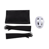 Darrahopens Occasions > Costumes > Costumes & Accessories Cosplay Costume Spirited Away No Face Kaonashi Cosplay Costume Halloween Decoration Party Costume Mask Clothing Gloves Set Gifts_yux