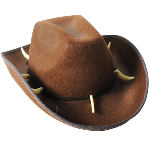Darrahopens Occasions > Costumes > Costumes & Accessories Crocodile Dundee-Style Brown Cowboy Hat – Outback-Inspired with Adjustable Chin Cord