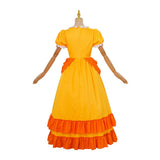 Darrahopens Occasions > Costumes > Costumes & Accessories Daisy Cosplay Dress Rosalina Costume Halloween Carnival Cosplay Princess Dress with Crown Birthday Party Stage Wear with Headpiece XS XS Daisy