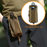 Darrahopens Occasions > Costumes > Costumes & Accessories Dark Green camouflage Multi-Functional Outdoor Water Bottle & Phone Pouch – Tactical Zippered Waist Pack for Travel, Hiking, and Daily Use