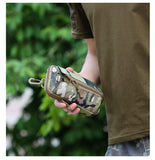 Darrahopens Occasions > Costumes > Costumes & Accessories Dark Green camouflage Multi-Functional Outdoor Water Bottle & Phone Pouch – Tactical Zippered Waist Pack for Travel, Hiking, and Daily Use
