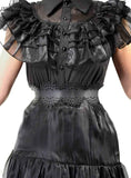 Darrahopens Occasions > Costumes > Costumes & Accessories Decorative Womens Black Wednesday Addams Costume Belt
