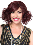 Darrahopens Occasions > Costumes > Costumes & Accessories Deep Burgundy Red Womens 1920s Flapper Costume Wig