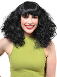 Darrahopens Occasions > Costumes > Costumes & Accessories Disco Star Womens Curly Black 70s Costume Wig