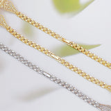 Darrahopens Occasions > Costumes > Costumes & Accessories Elegant Hollow Floral Geometric Bracelet – Gold-Plated Copper Fashion Jewelry with Delicate Chain Design(R80）