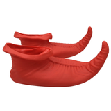 Darrahopens Occasions > Costumes > Costumes & Accessories ELF SHOES Christmas Costume Elves Latex Dress Up Party Xmas St Patricks Day Boots - Red