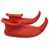 Darrahopens Occasions > Costumes > Costumes & Accessories ELF SHOES Christmas Costume Elves Latex Dress Up Party Xmas St Patricks Day Boots - Red