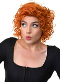 Darrahopens Occasions > Costumes > Costumes & Accessories Extra Curly Ginger Annie Style Womens Costume Wig