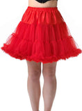 Darrahopens Occasions > Costumes > Costumes & Accessories Fluffy Red Thigh Length Womens Plus Size Petticoat