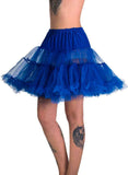 Darrahopens Occasions > Costumes > Costumes & Accessories Fluffy Royal Blue Thigh Length Costume Petticoat
