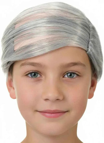 Darrahopens Occasions > Costumes > Costumes & Accessories Funny Old Man Toddler Boys Comb Over Costume Wig