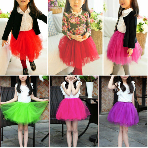 Darrahopens Occasions > Costumes > Costumes & Accessories Girls Tutu Skirt Princess Dressup Party Costume Ballet Dancewear - White