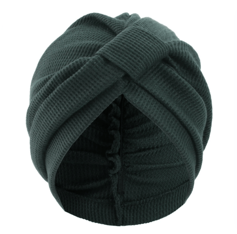 Darrahopens Occasions > Costumes > Costumes & Accessories Green 3 Pack Women's Cotton Waffle Knit Turban Headwrap - Thickened Indian Style Beanie Cap - One Size Fits All for Australian Daily Wear