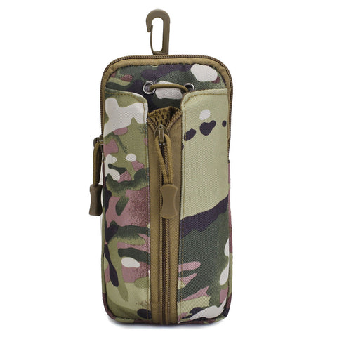 Darrahopens Occasions > Costumes > Costumes & Accessories Green camouflage Multi-Functional Outdoor Water Bottle & Phone Pouch – Tactical Zippered Waist Pack for Travel, Hiking, and Daily Use