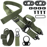 Darrahopens Occasions > Costumes > Costumes & Accessories Green Quick-Adjust MS4 Tactical Sling System - Single/Two-Point Conversion Kit for Outdoor Gear