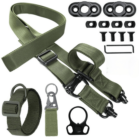 Darrahopens Occasions > Costumes > Costumes & Accessories Green Quick-Adjust MS4 Tactical Sling System - Single/Two-Point Conversion Kit for Outdoor Gear