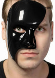 Darrahopens Occasions > Costumes > Costumes & Accessories Half Face Black Phantom of the Opera Masquerade Mask