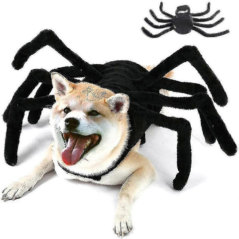 Darrahopens Occasions > Costumes > Costumes & Accessories Halloween Adjustable Dog Cat Spider Costume Realistic Plush Spider