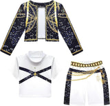 Darrahopens Occasions > Costumes > Costumes & Accessories Halloween Deals Kpop Demon Hunters Dress for Girls - Rumi Mira Zoey Fancy Dresses for Kids A05 A05 130