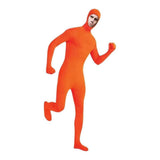 Darrahopens Occasions > Costumes > Costumes & Accessories Halloween Deals Spandex Full Body Suit with Face Opening for Halloween, Witch and Halloween Party, Gift Orange Orange Orange M-\uff08160cm\uff09
