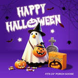 Darrahopens Occasions > Costumes > Costumes & Accessories Halloween Ghost Goose Outfit Kit, Perfect for Dressing Up Porch Statues for Spooky Holiday Decor, 55*35*35 (white) In Australia - Darrahopens