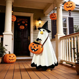 Darrahopens Occasions > Costumes > Costumes & Accessories Halloween Ghost Goose Outfit Kit, Perfect for Dressing Up Porch Statues for Spooky Holiday Decor, 55*35*35 (white) In Australia - Darrahopens