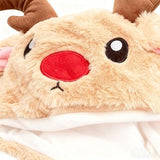 Darrahopens Occasions > Costumes > Costumes & Accessories Hats - Santa Hats - Plush Santa Hats - Cute Bouncy Ear Warmers - Interactive Animation Design - Suitable for Cosplay, Parties, Music Festivals, Costumes and Accessories - Christmas Gifts - Birthday Gifts