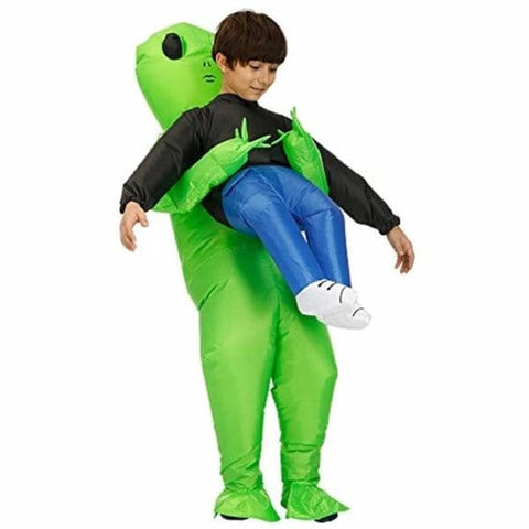 Darrahopens Occasions > Costumes > Costumes & Accessories Inflatable Halloween costume - for children and adults - Green (suitable for a height of 120 cm to 150 cm)