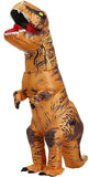 Darrahopens Occasions > Costumes > Costumes & Accessories Inflatable Tyrannosaurus Rex Dinosaur Costume - Adults 150-190cm - Halloween Masquerade Costume - (Brown)